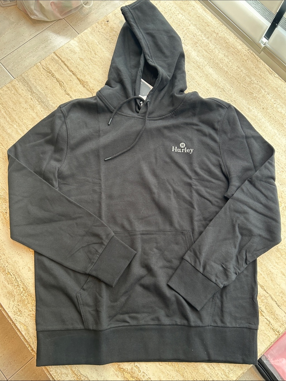 NEW 🆕 Hurley Men's Black Pullover Hoodie